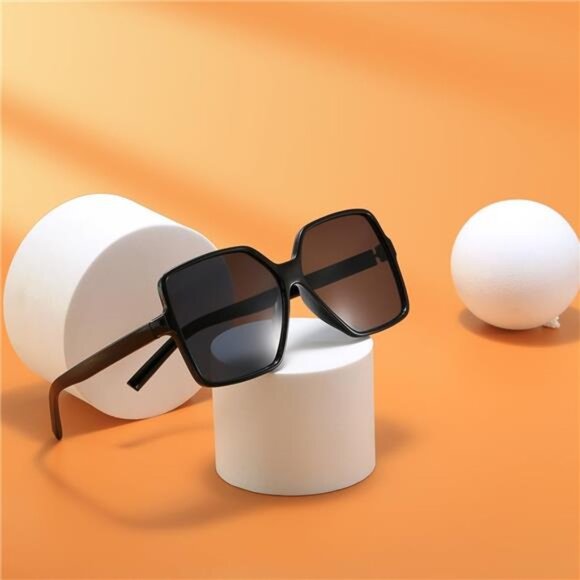 Women Oversized Square Sunglasses Big Large Fashion Shades UV Protection Trendy - Picture 6 of 8